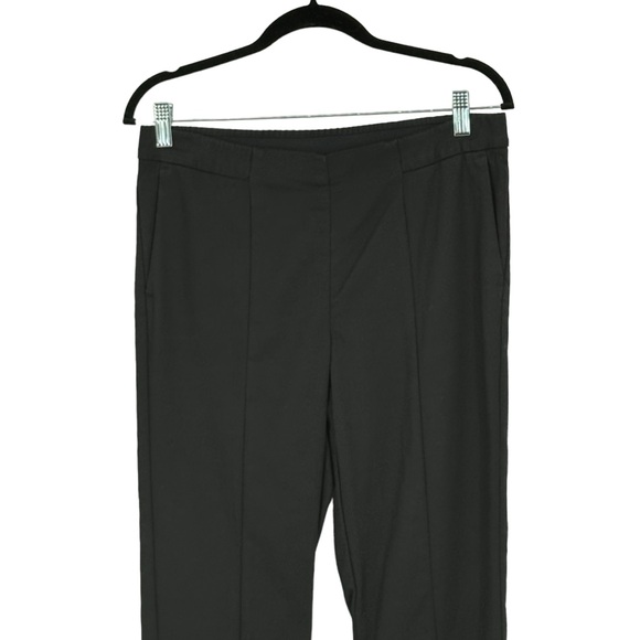 J Jill Size 8 Black Cotton/Rayon/Spandex Pull On Essential Ankle Pants w Pockets - Picture 2 of 7